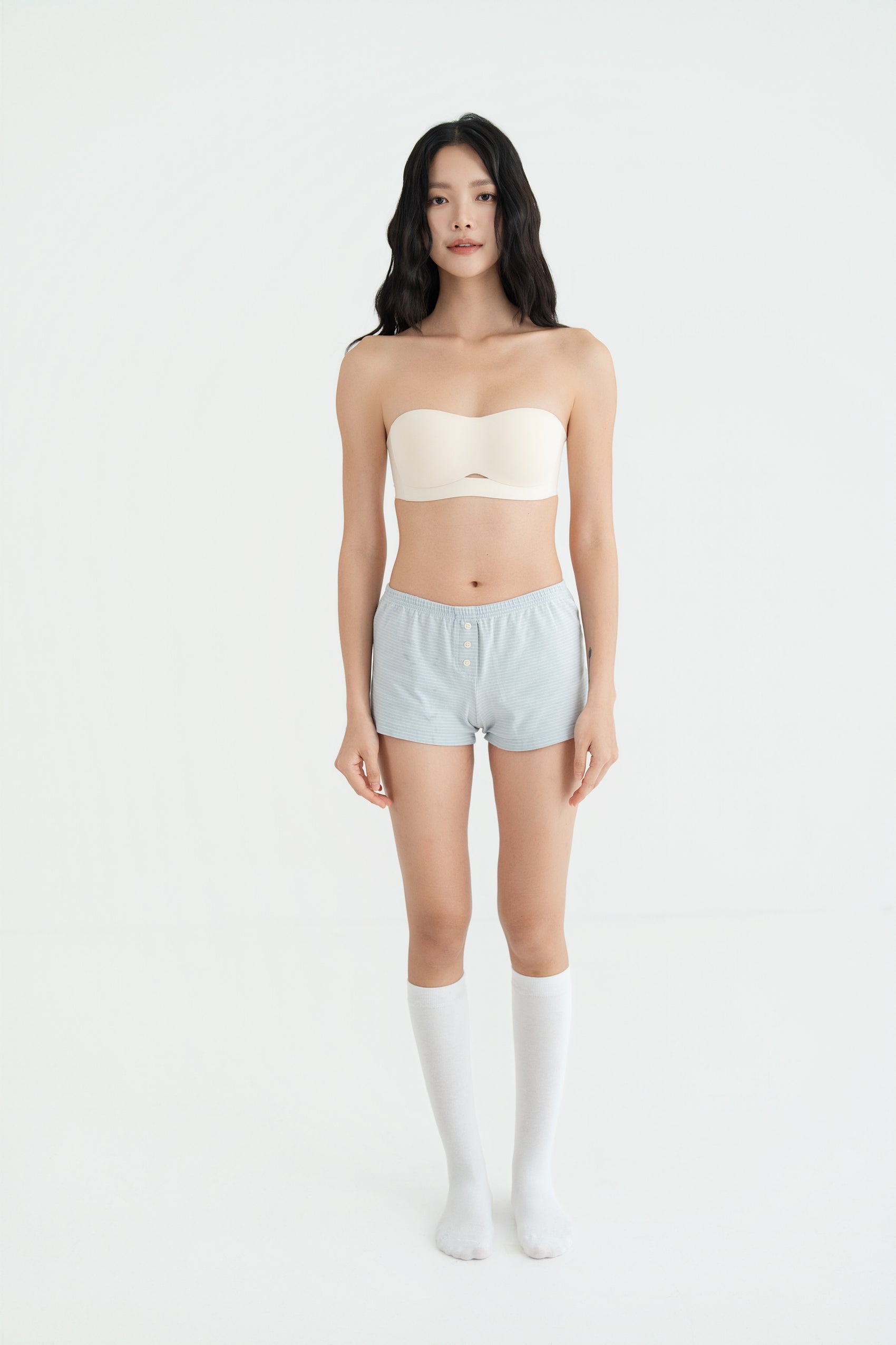 Naked Strapless Bra sand
