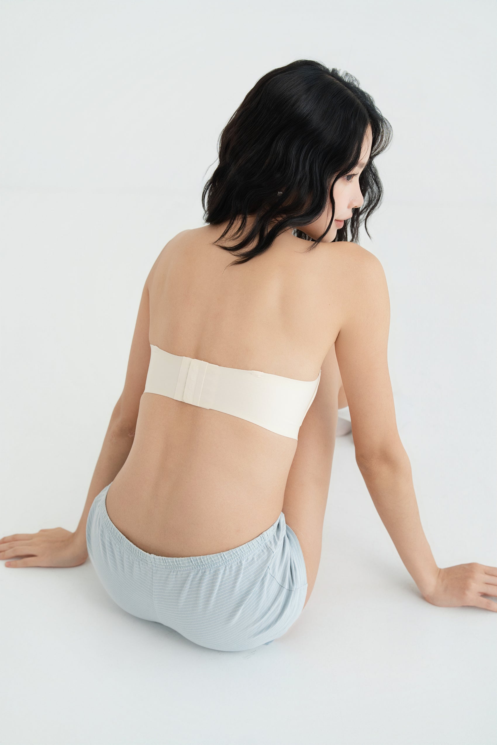 Naked Strapless Bra sand