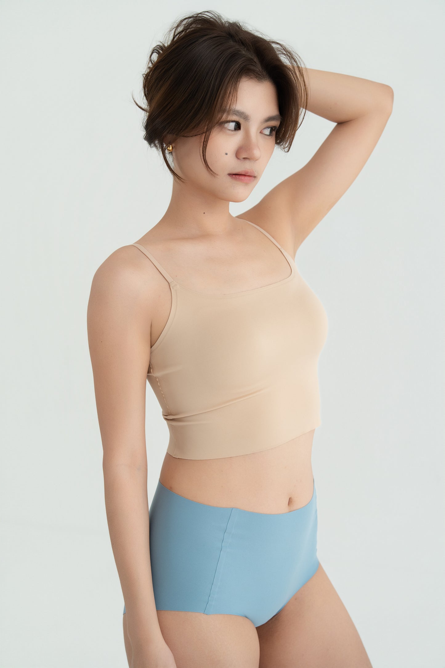 SMOOTHIE SEAMLESS BRA TOP sand