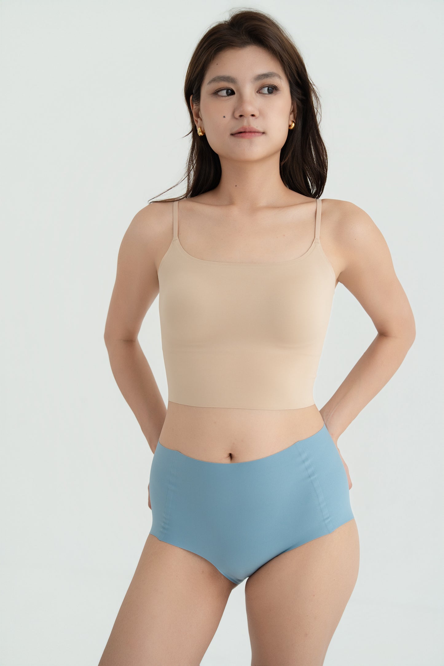 SMOOTHIE SEAMLESS BRA TOP sand
