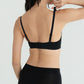 SUGARCUT SQUARE NECK BRA black