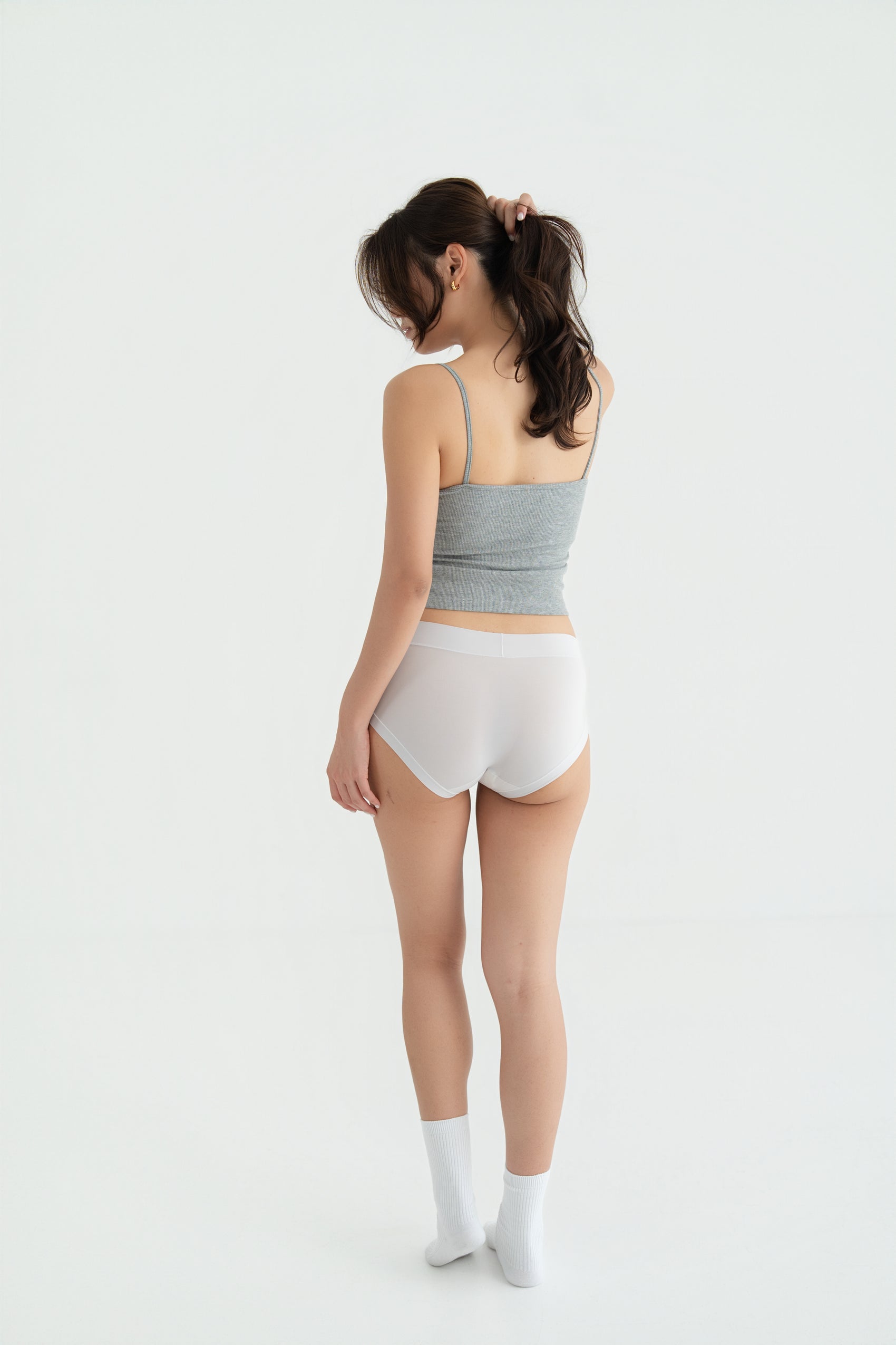 PADDED TANK TOP grey
