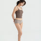 PADDED TANK TOP chocolate