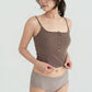 PADDED TANK TOP chocolate