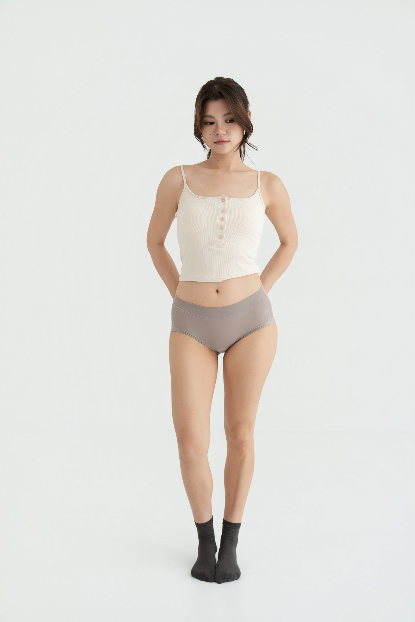 PADDED TANK TOP milk