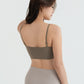 SMOOTHIE SEAMLESS BRA TOP ash green (cropped)
