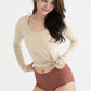 BABY TOP long-sleeve | khaki