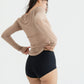 BABY TOP long-sleeve | coffee