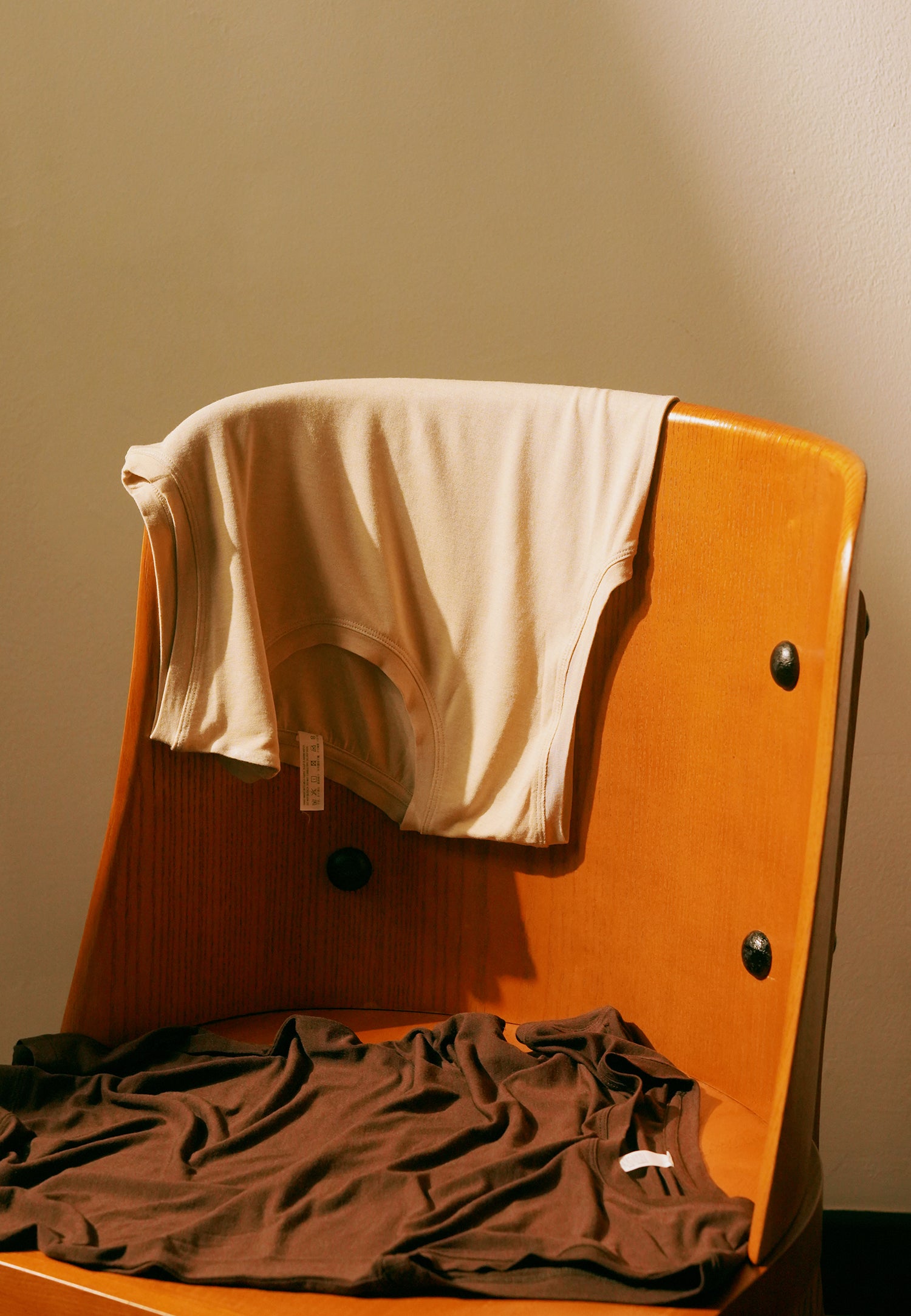 BABY TOP short-sleeve | chestnut