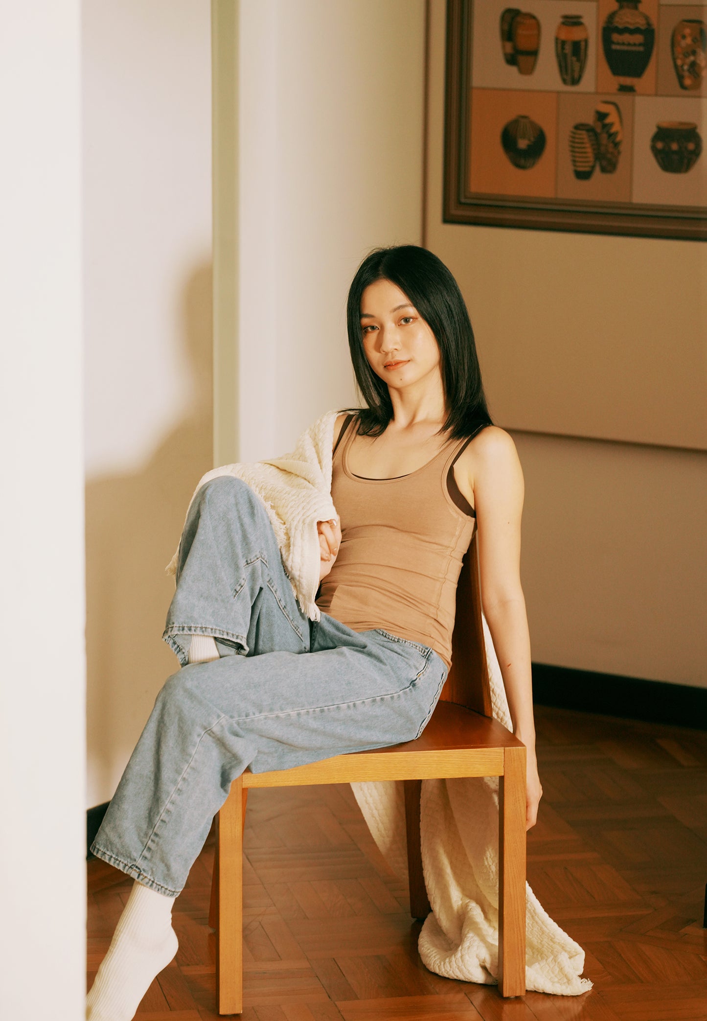 BABY TOP tank | coffee