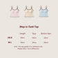 'Stay-in Tank Top' baby pink
