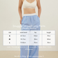 Snuggle Striped Long Pants dark blue