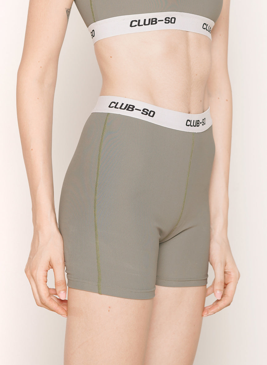 CLUB-SO BOX SHORT olive